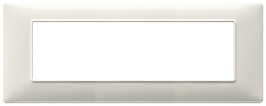 Vimar Plana placca 7 moduli colore bianco granito 14657.06