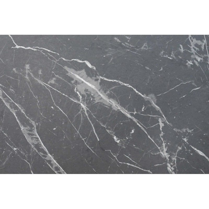 Top Tavolo Hpl Marmo Nero Tahiti Quadro cm 69x69x1