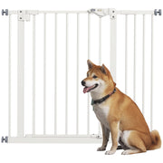 Barriera di sicurezza per animali ¨C zephmum ¨C Bianco, Sistema di doppio blocco, Chiusura automatica, Senza foratura