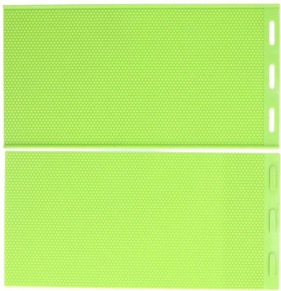 Silicone in forma di api - Forma flessibile di cera d'api - Rinnovabile e sostenibile - 2 pezzi - Per la creazione di candele e lastre di cera d'api...