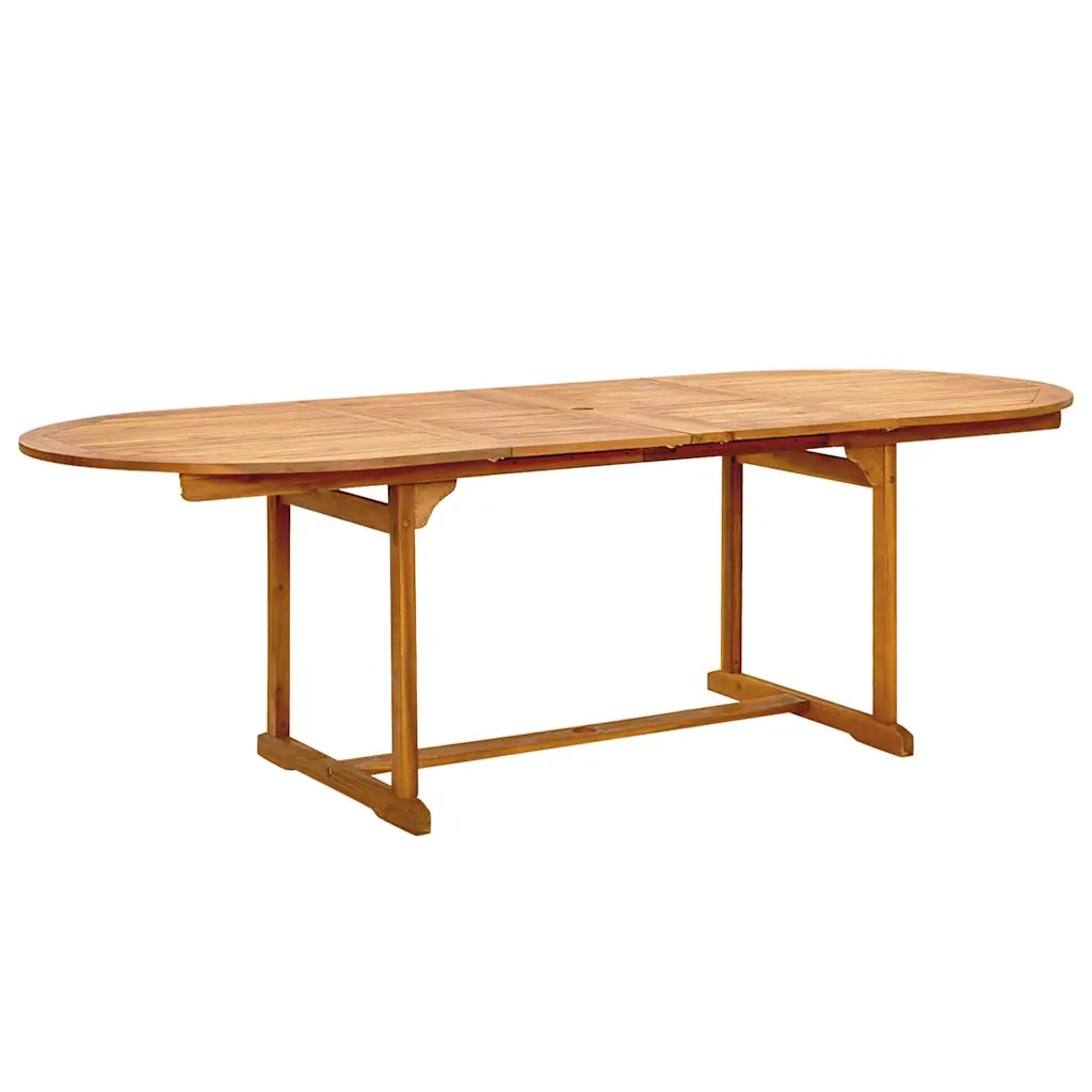 Set Pranzo da Giardino 9pz Legno Massello di Acacia e Textilene 3279277