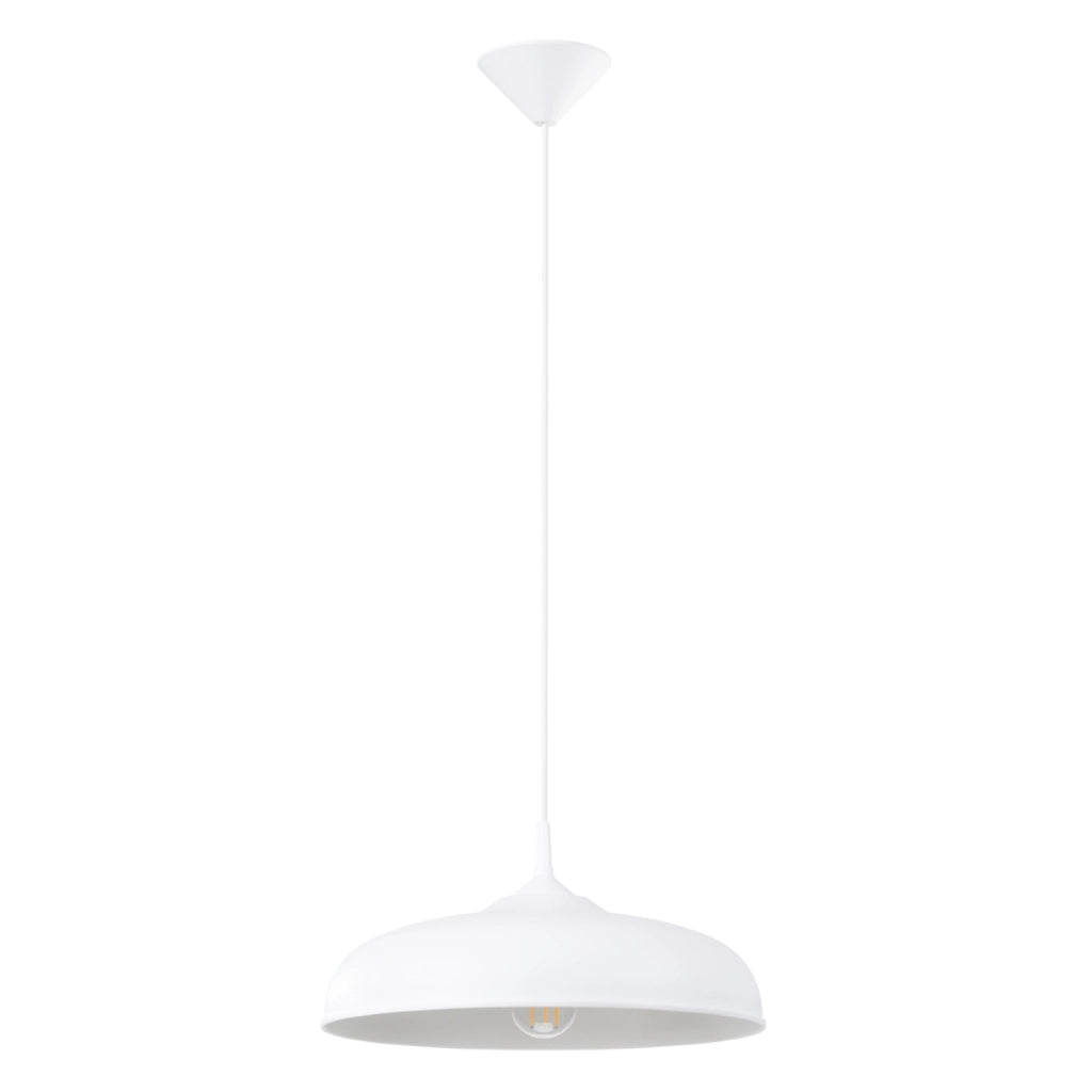 Lampada sospensione bianca ROSELA E27 15W Pure Lume