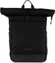 Zak da bagno impermeabile con chiusura roll-top per uomo e donna - con tasca per laptop, 2 tasche esterne, contenitore per bevande e contenitore per valigia - borsa per lavoro, bicicletta, viaggi e sport - 15 x 28 x 56 cm - 27 L di volume