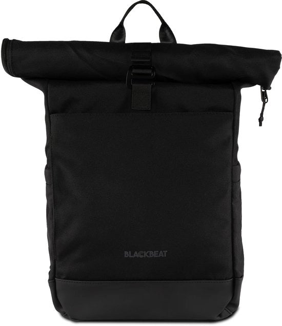 Zak da bagno impermeabile con chiusura roll-top per uomo e donna - con tasca per laptop, 2 tasche esterne, contenitore per bevande e contenitore per valigia - borsa per lavoro, bicicletta, viaggi e sport - 15 x 28 x 56 cm - 27 L di volume