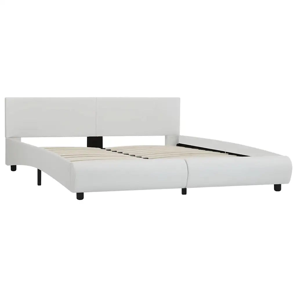 Giroletto con LED Bianco in Similpelle 160x200 cm