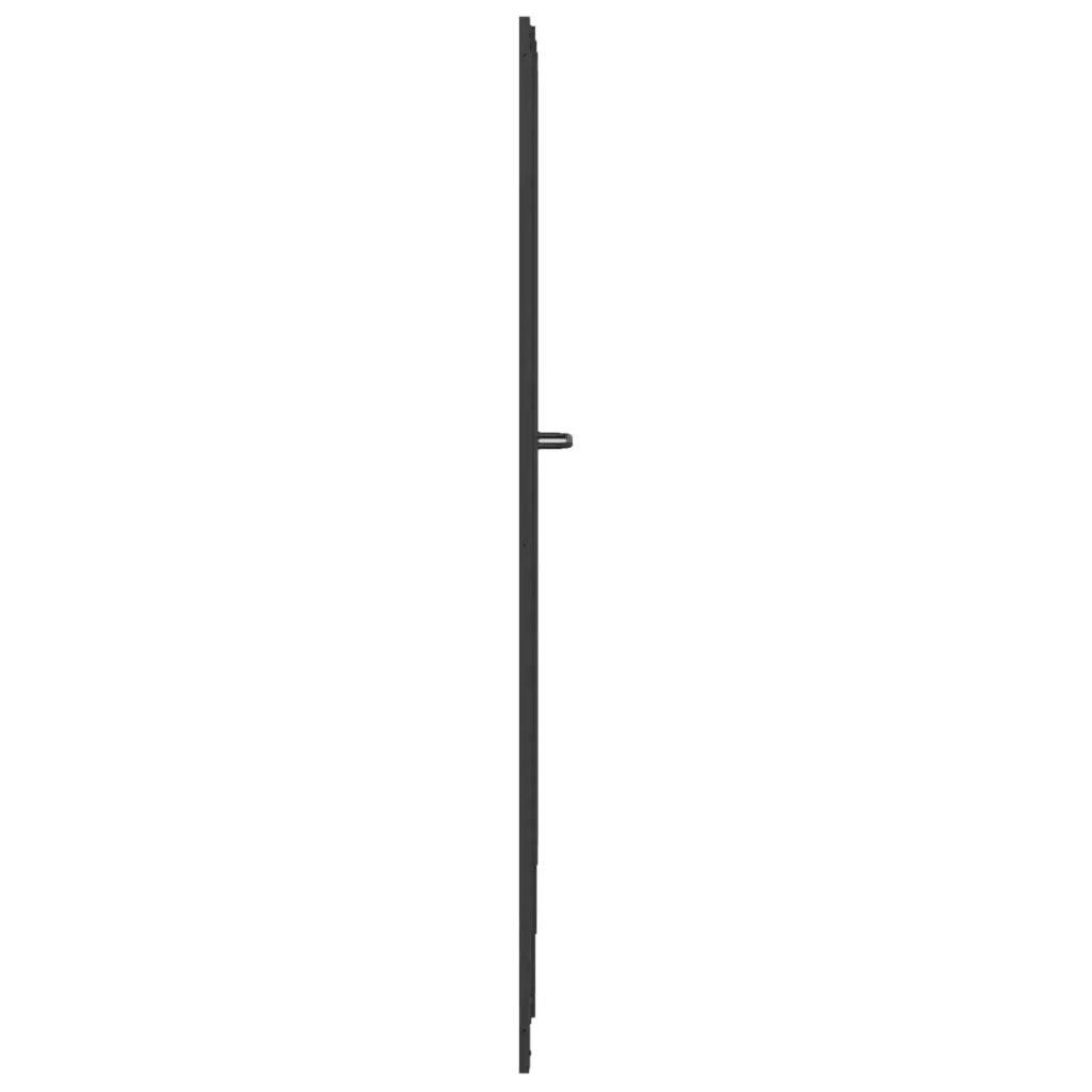 Parete doccia Nero 168 x 140 cm Alluminio 42009756