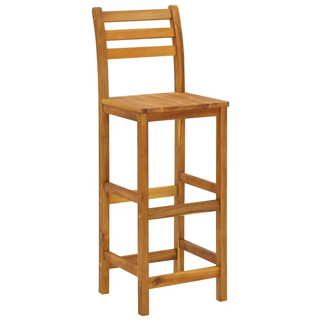 Set da Bar per Giardino 5 pz in Legno Massello di Acacia 3115999