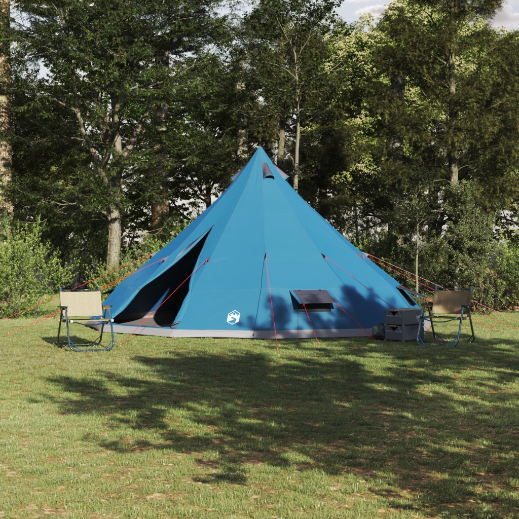 Tenda Familiare Tipi Blu Impermeabile per 12 Persone