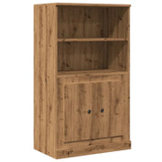Buffet credenza cassettiera mobiletto mobile contenitore organizer cucina soggiorno salotto alto fatto a mano 60 x 35,5 x 103,5 cm legno ingegnerizzato marrone 02_0033163