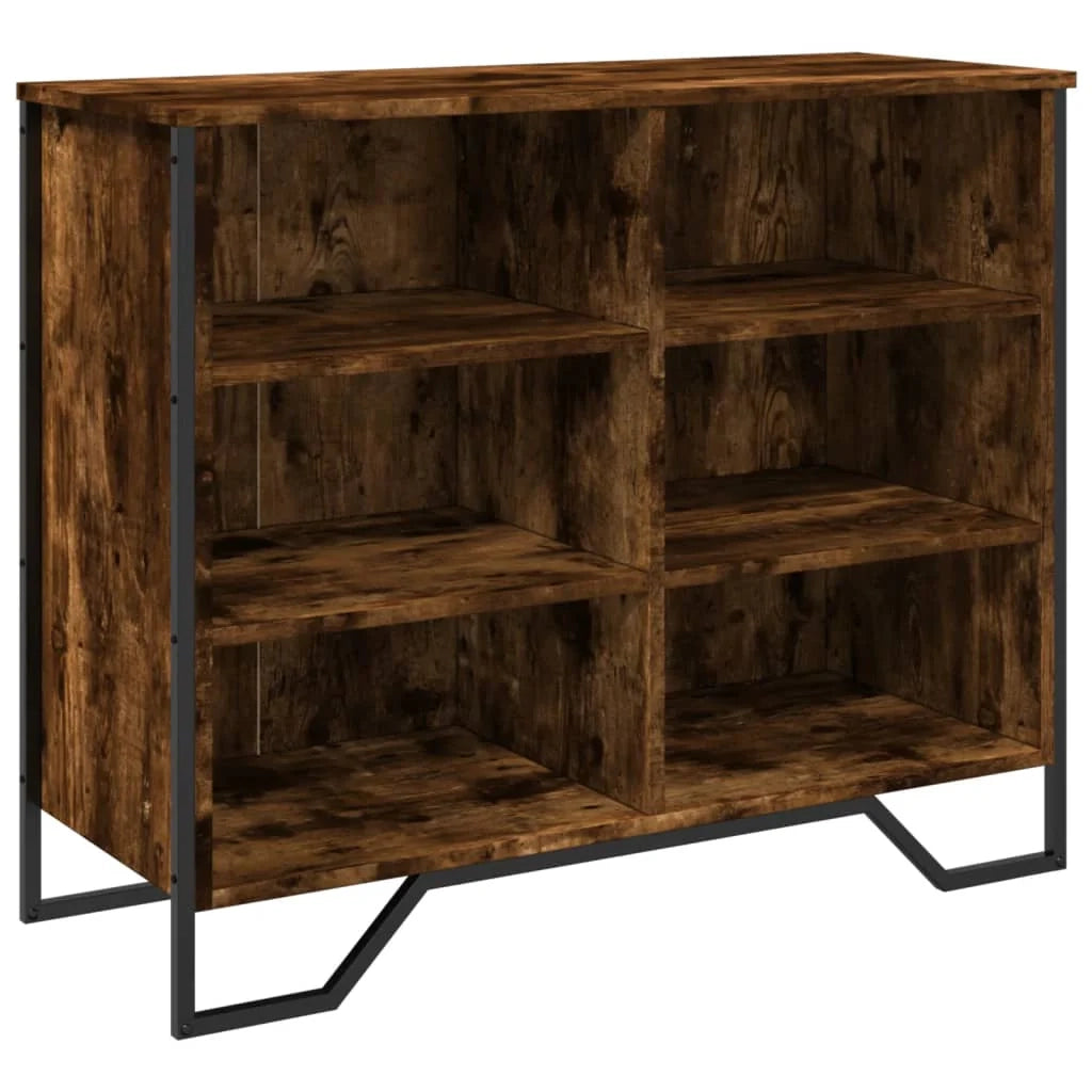 Buffet credenza cassettiera mobiletto mobile contenitore organizer per cucina soggiorno salotto 91 x 35,5 x 74,5 cm legno ingegnerizzato marrone 02_0031134