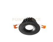 OUTPUT FARETTO DA INCASSO ORIENTABILE 7W 3000K  465LM IP20 NERO 9CM