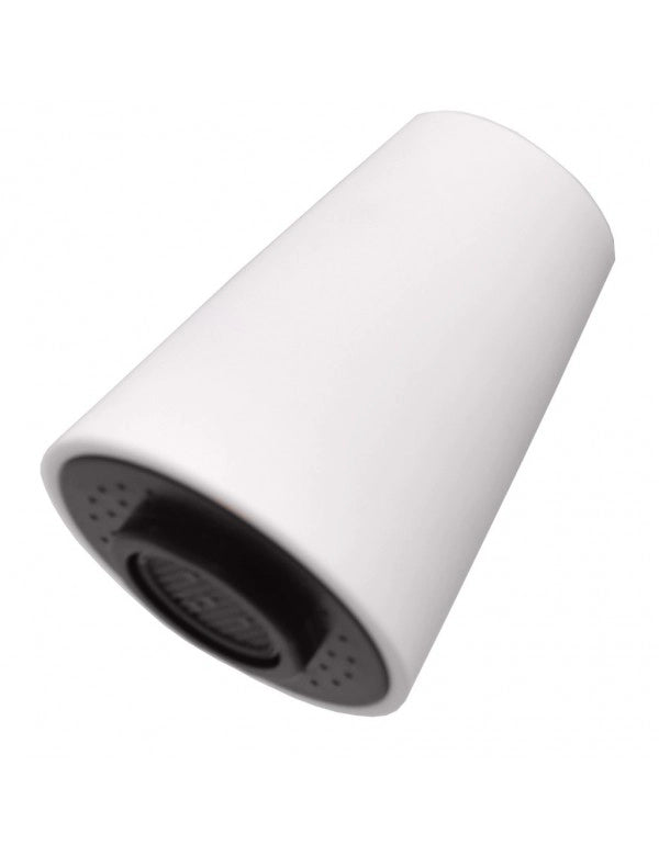 MORAVA RETRO miscelatore flessibile per lavello a parete in memory foam in ottone bianco opaco