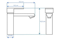 Rubinetto Da Lavabo Rea Mayson Gold Low