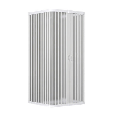 Box doccia a soffietto riducibile Cono Linea Pliss 95x95x95 cm