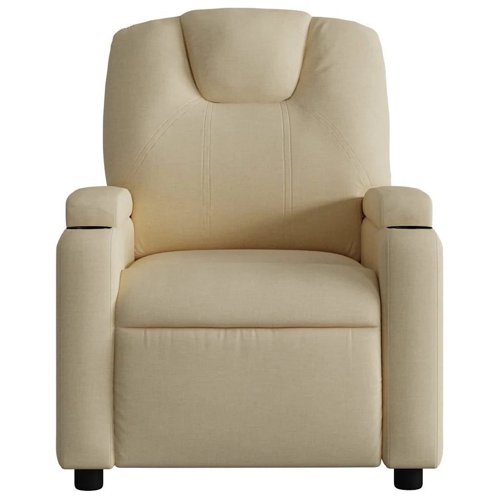 Divano Sedia-Poltrona reclinabile in tessuto color crema 999998