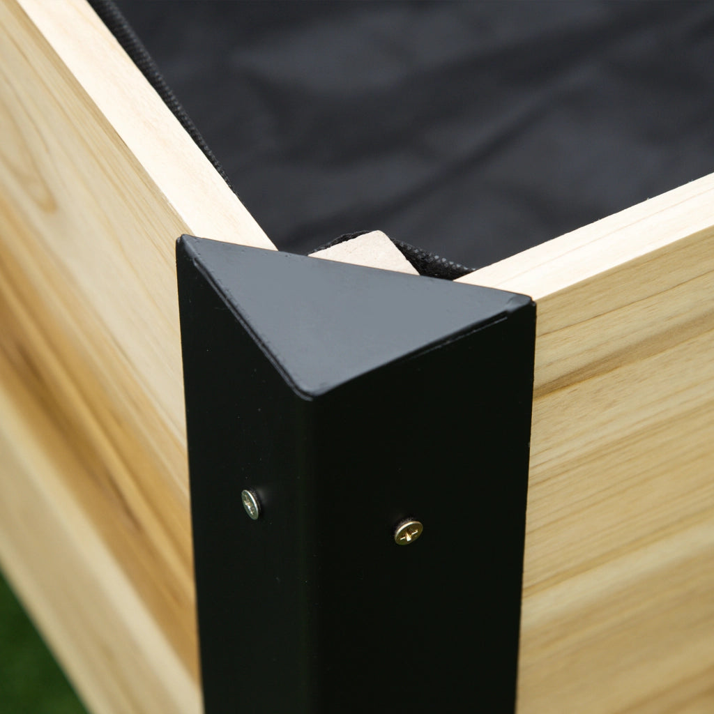 Fioriera da Giardino ¨C zephmum ¨C Nero Legno Pino