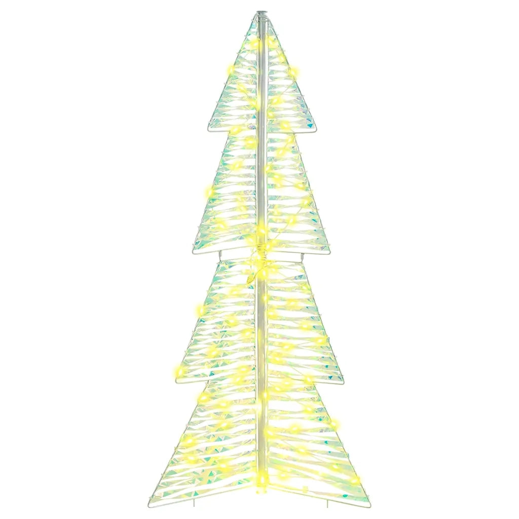 Albero di Natale con 100 LED Bianco caldo 120 cm PET 42019214