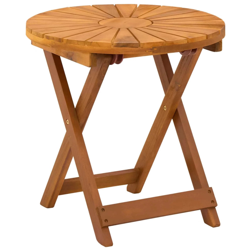 Tavolo da bistrot Naturale Ø45 x 45 cm Legno di Acacia Massello 42024977