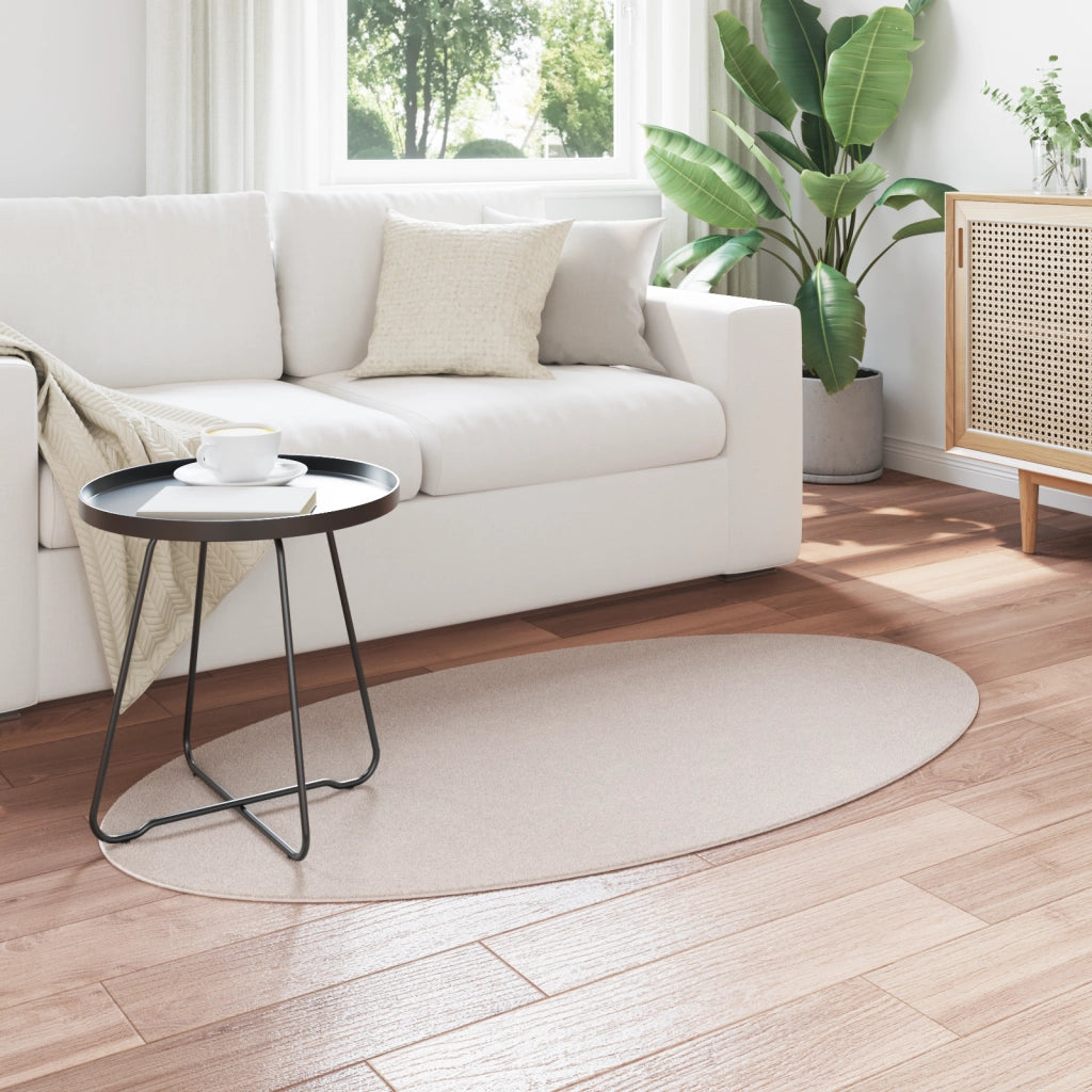 Tappeto "HUARTE" Sabbia 80x150 cm Ovale
