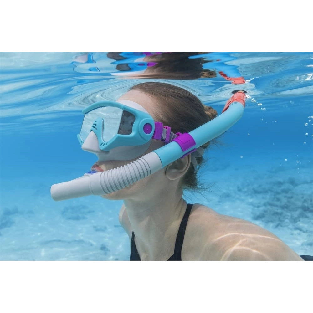 Trade Shop - Set Snorkeling Spark Wave Subacqueo Maschera Boccaglio 14+ Anni Assortito 24068 -