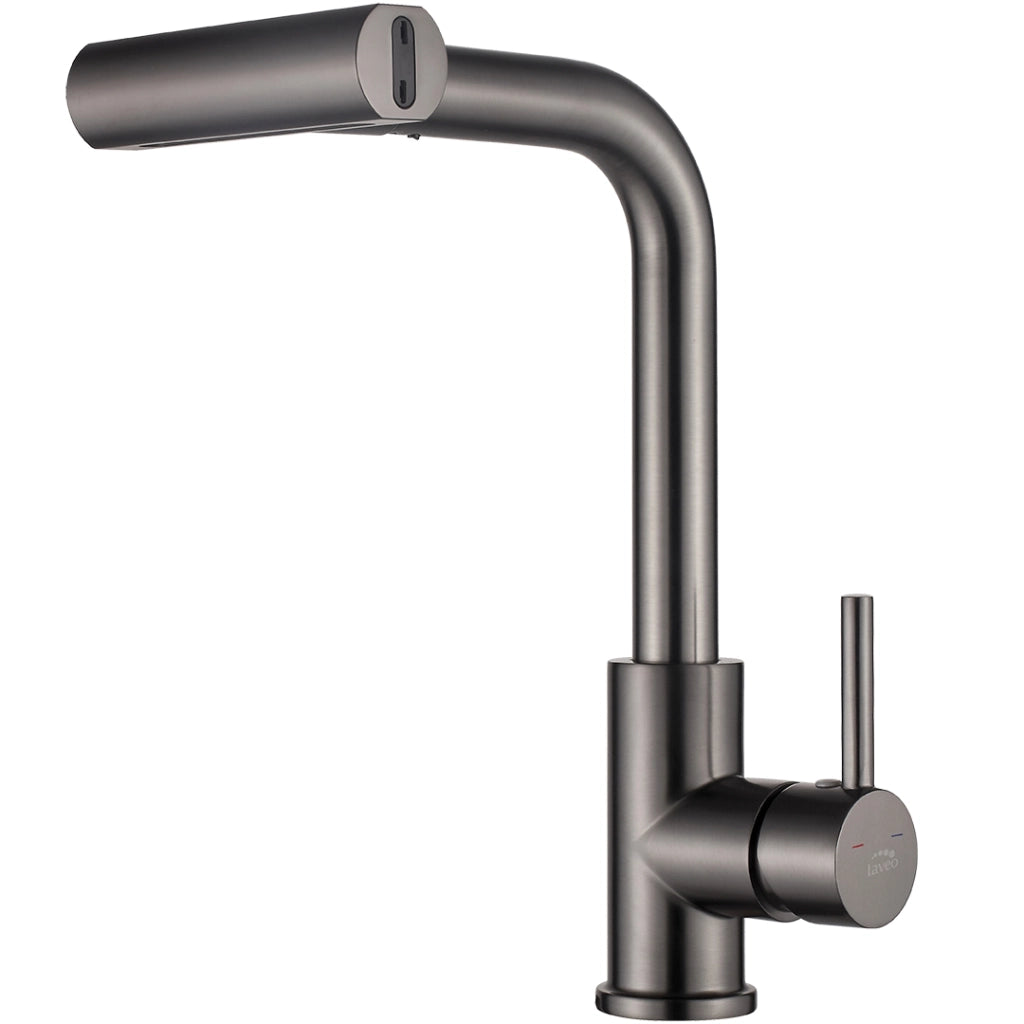 Rubinetto cucina color Graphite 5 in 1 con bocca estraibile multifunzione – 4 flussi, aeratore Z-flow e design moderno