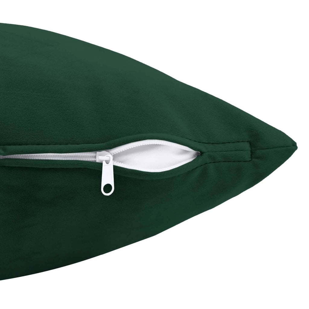 Cuscino con cuscino HEERLEN 6 pz Verde Scuro Velluto 923512