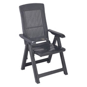 Dozier, Sedia da Esterno una Sedia Made in Italy, Nero Antracite