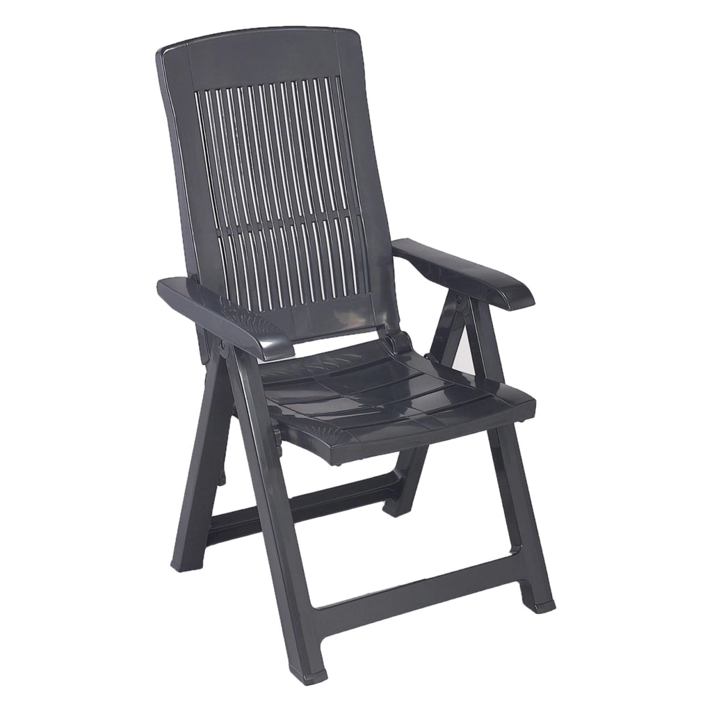Dozier, Sedia da Esterno una Sedia Made in Italy, Nero Antracite