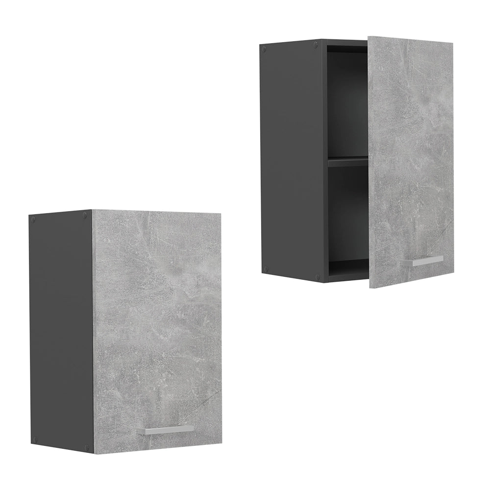 Pensile da cucina R-Line Calcestruzzo/Antracite 40 cm Vicco