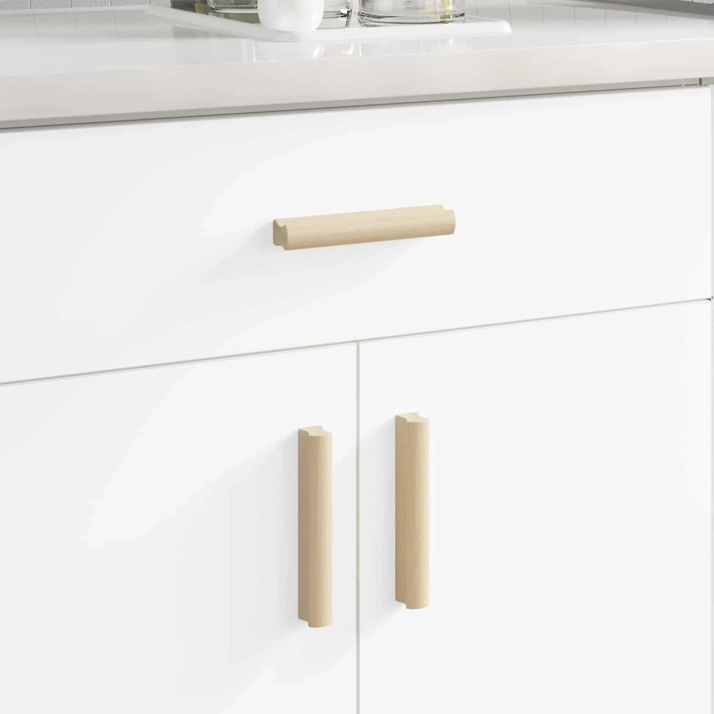 Maniglia Dritta 587 pz Colore Legno Naturale 130 x 25 x 30 mm CFW8343463