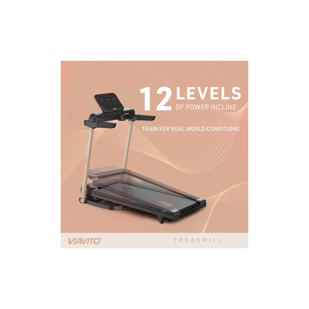 Tapis roulant per esercizi - Viavito - Modello ST1 - Velocità massima 16 km/h
