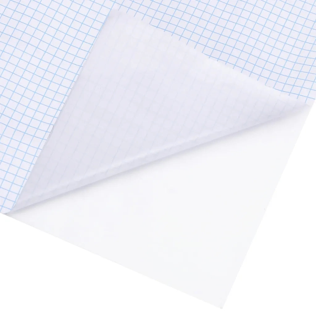 Adesivi per Mobili Autoadesivi Bianco Opaco 90x500 cm in PVC CFW5622312
