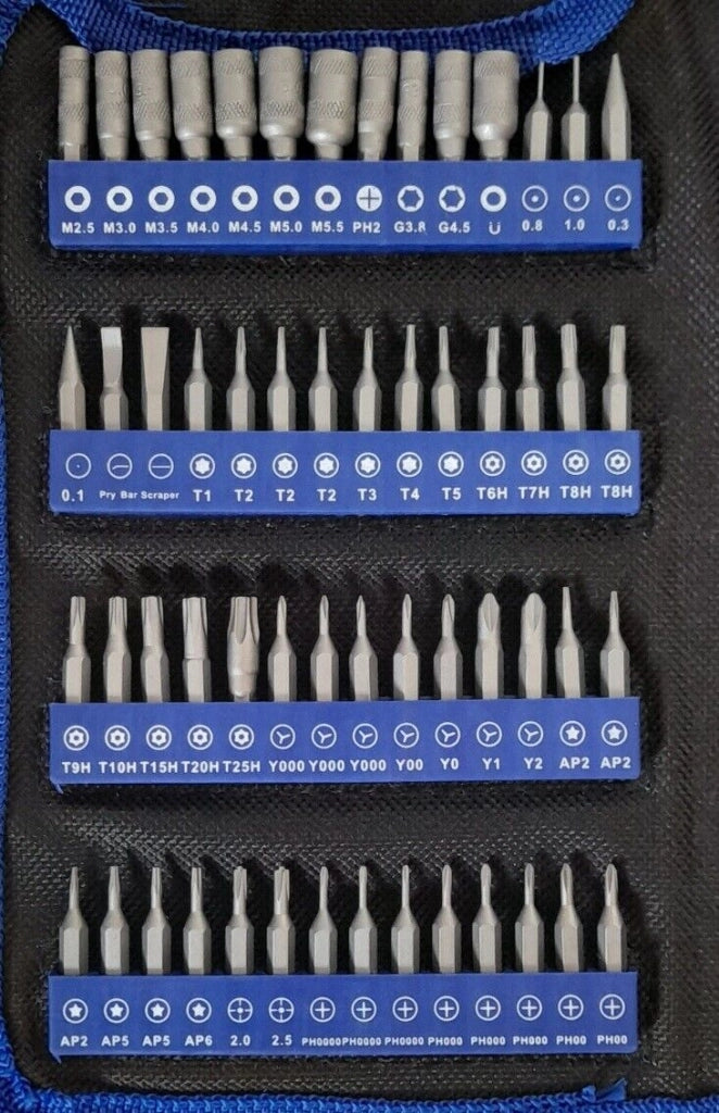125 in 1 Kit Smontaggio Riparazione Cellulari Smartphone e Tablet, Set Utensili