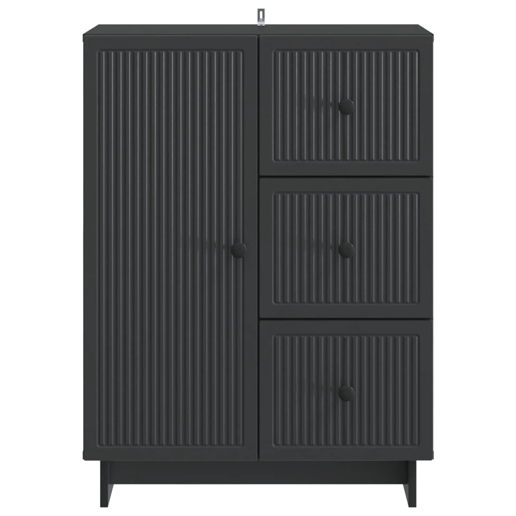 Credenza Nero 66 x 34,5 x 90 cm Legno ingegnerizzato 893936