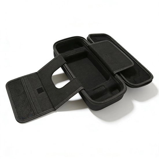 Tas per Steam Deck - Protezione Hard Shell - Manico Ergonomico - Stampa Standard - Espansione Spazio di Archiviazione - Cerniere Premium Doppie - Borsa per Console da Gioco