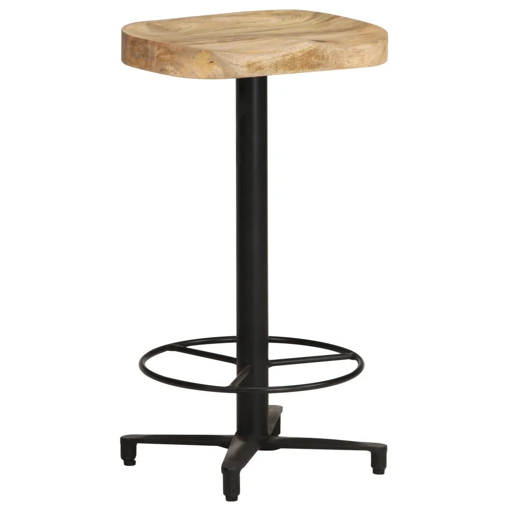 Sgabelli da Bar 2 pz 66 cm in Legno Massello di Mango cod mxl 66706