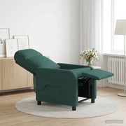 Divano Sedia-Poltrona Massaggiante Verde Scuro Tessuto 563491
