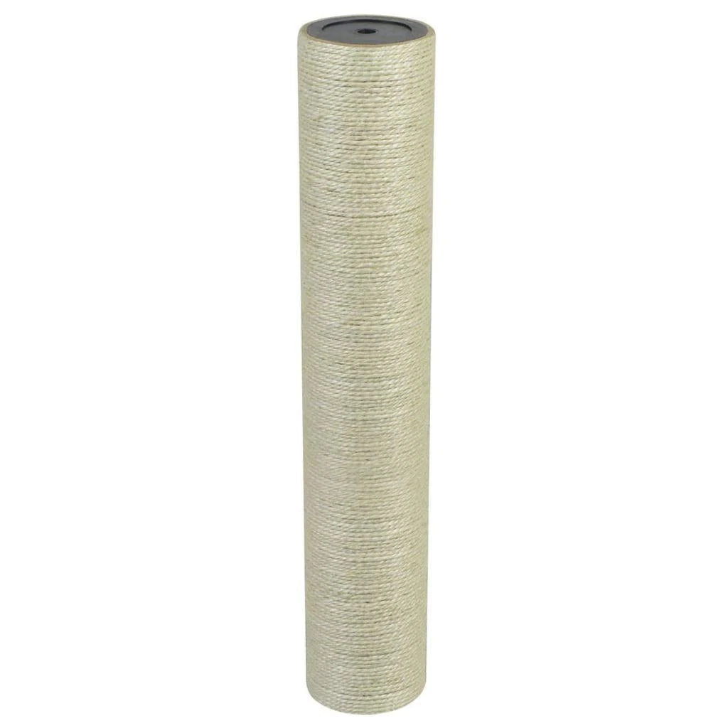 Tiragraffi albero per gatti cuccia per gatti peluche 8 x 45 cm 8 mm beige 3702055