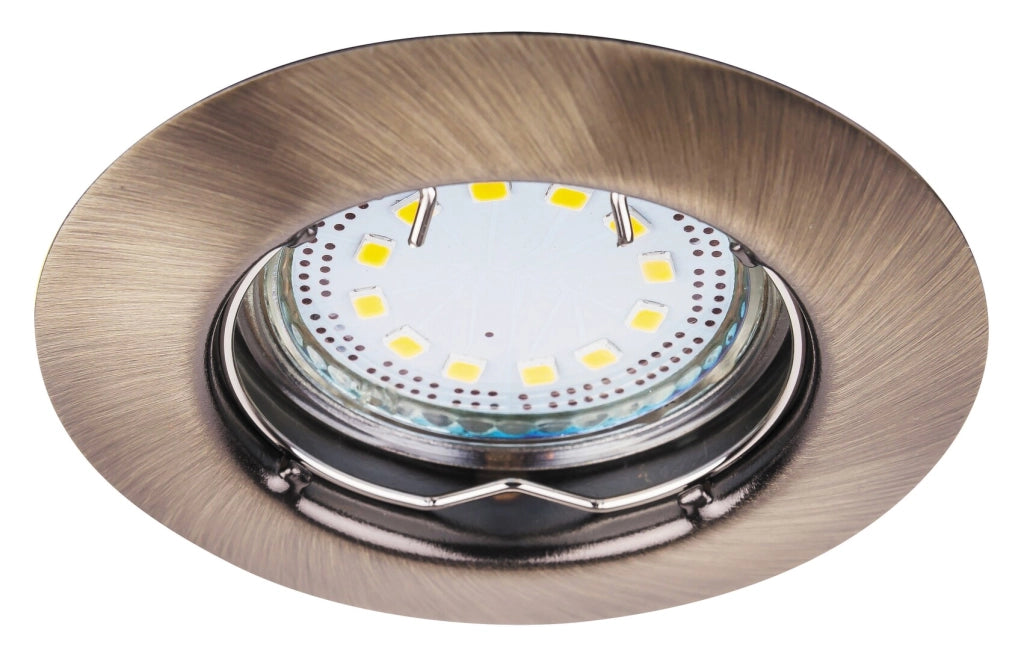 Set 3 faretti incasso Rabalux Lite 1048 GU10 bronzo IP44