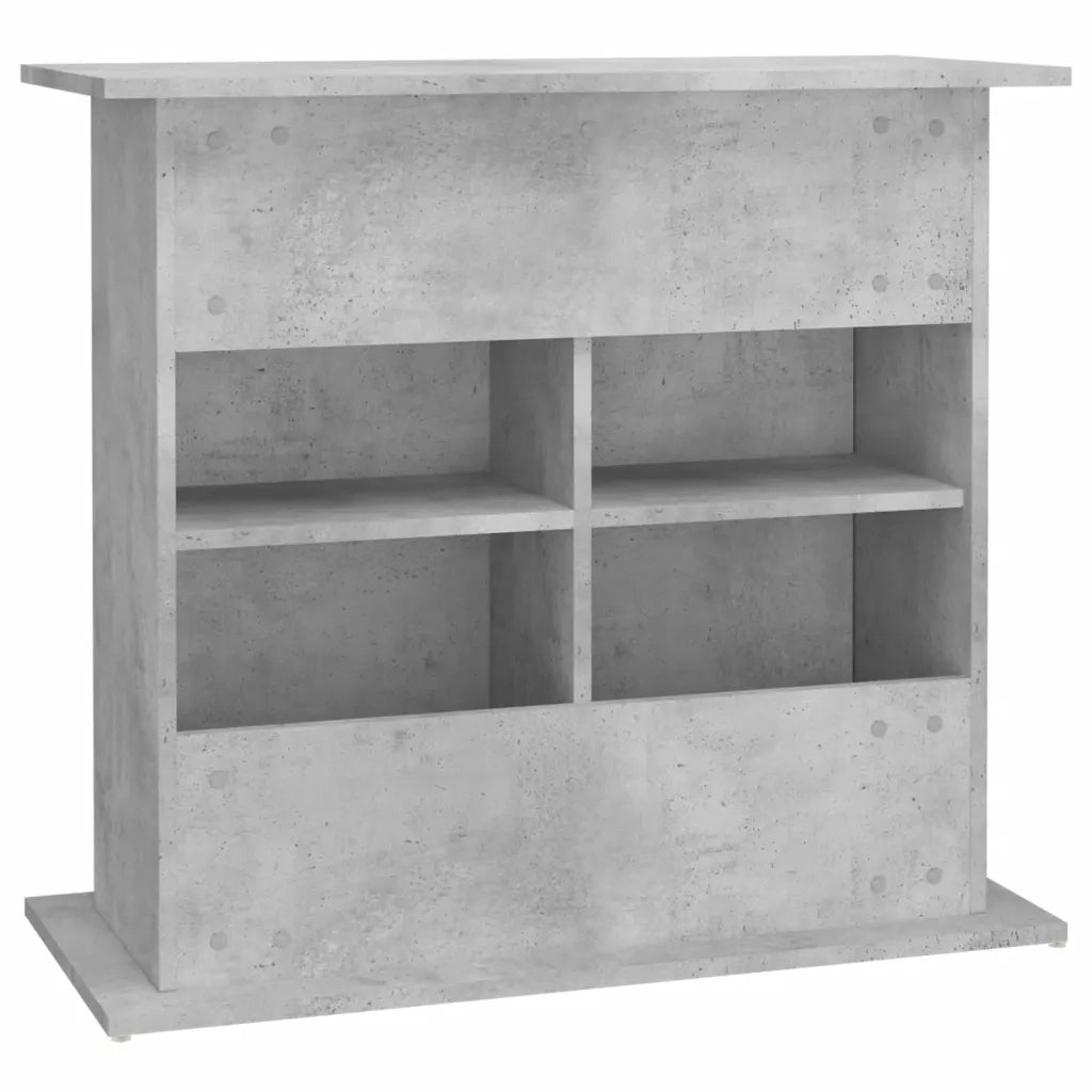 Supporto per acquario in cemento grigio 81x36x73 cm in legno ingegnerizzato 833603
