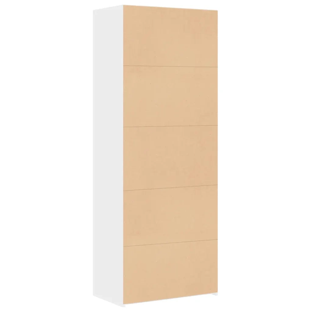vidaXL Credenza Bianca 70x42,5x185 cm in Legno Multistrato