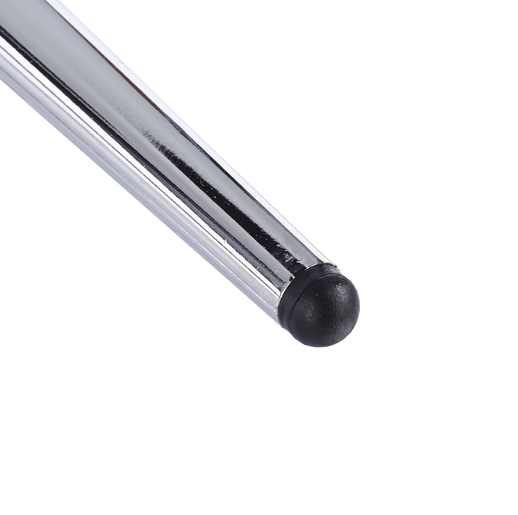 Set di 4 Sedie da Pranzo in Acrilico Trasparente con Gambe Argento Moderne