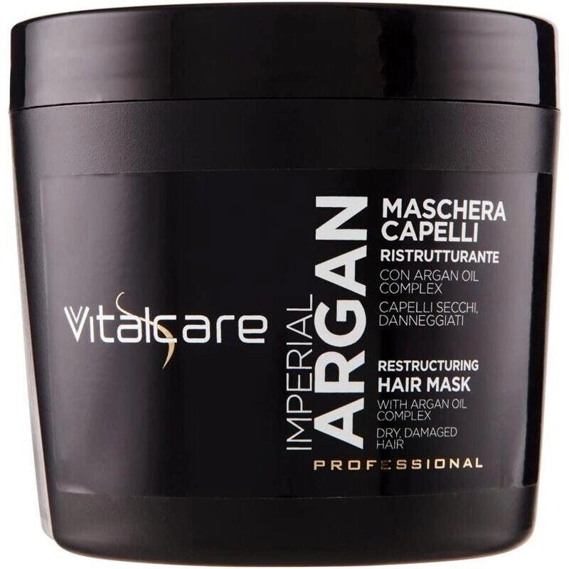VITALCARE MASCHERA RISTRUTTURANTE PER CAPELLI DA 500ML CON OLIO DI ARGAN