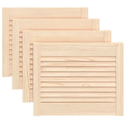 Ante con Design a Lamelle 4 pz 39,5x49,4 cm in Legno di Pino CFW2216449