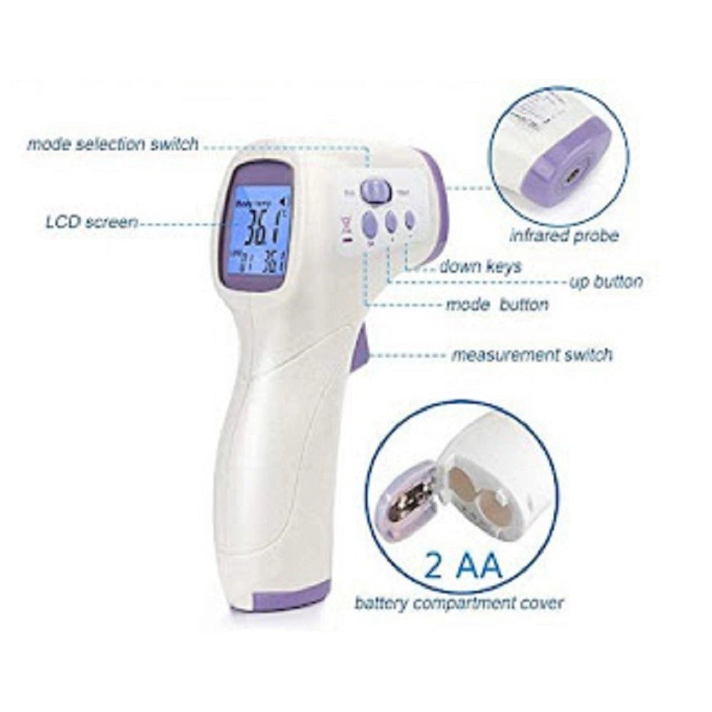 Trade Shop - Termometro Digitale Senza Contatto Per Misurazione Della Fronte Bambini Q-t114 -