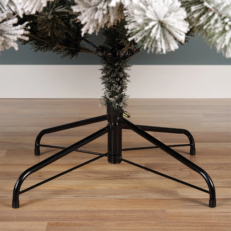 Albero di Natale Vancover innevato H 240 x 152 cm