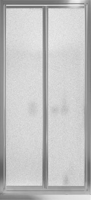 Porta Doccia 80 cm 2 Ante Battenti in Cristallo Opaco 4mm H185 Fosterberg Skagen