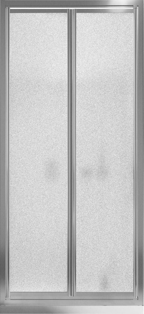 Porta Doccia 80 cm 2 Ante Battenti in Cristallo Opaco 4mm H185 Fosterberg Skagen