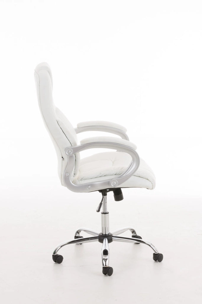 Sedia da ufficio BIG Apoll in similpelle bianco