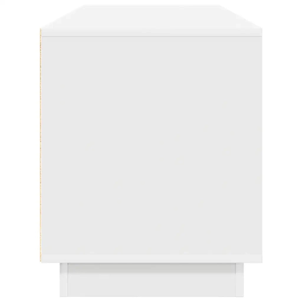 Mobile Porta TV con Luci LED Bianco 160,5x41x50 cm 3328426